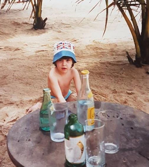 Childhood photo of Claudia Ruggeri