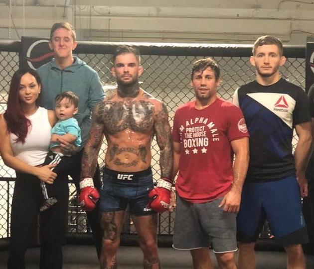 Danny Pimsanguan attends MMA fight