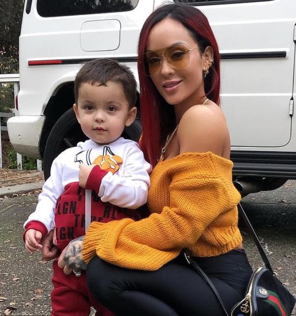 Danny Pimsanguan with her son Kai Fisher Garbrandt