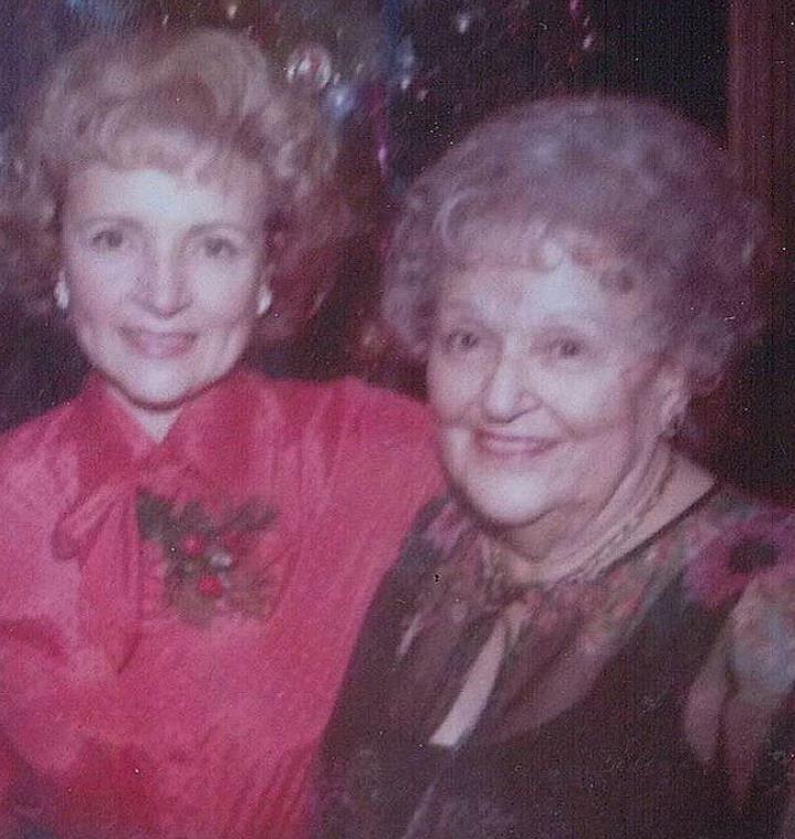 Dick Barker ex wife with her mother