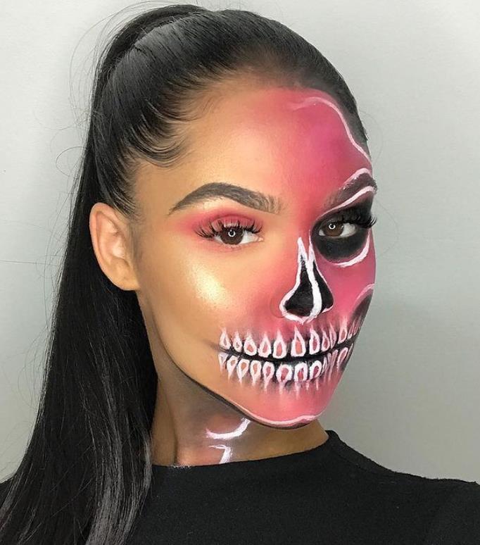 Emma Hallberg halloween makeup