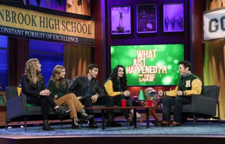 Grace Van Dien appeared in the Talk show