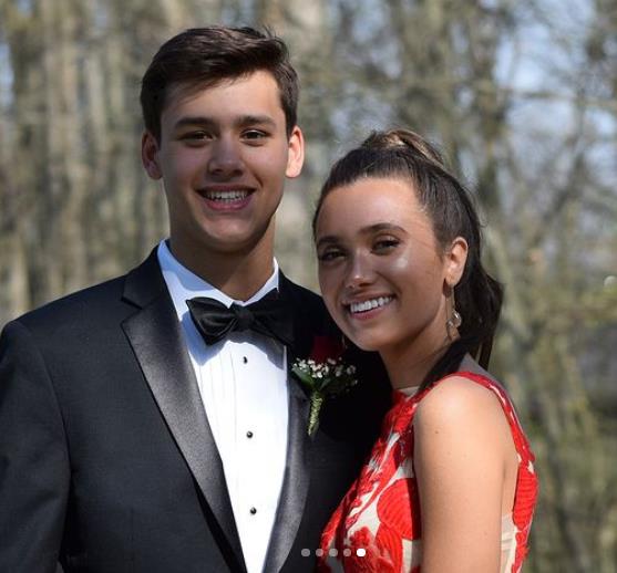 Hannah Meloche with ex boyfirnd