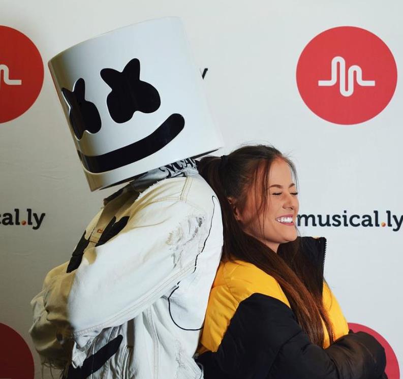 Holly H met with Marshmello