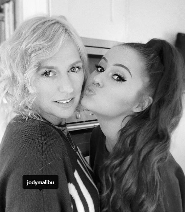 Holly H with her mother