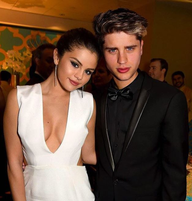 Ivan Martinez with Selena Gomez