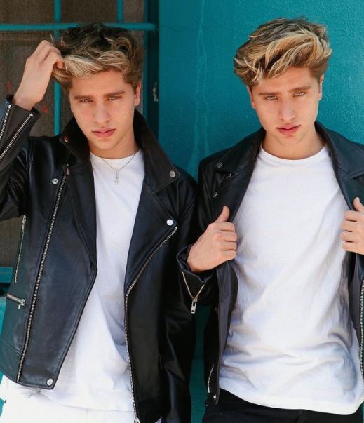 Ivan Martinez with his twin brother