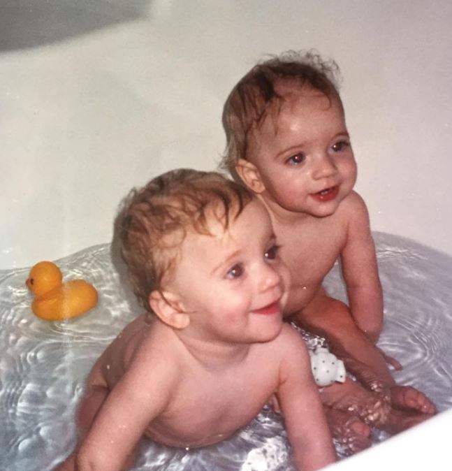 Ivan Martinez's childhood image with his brother