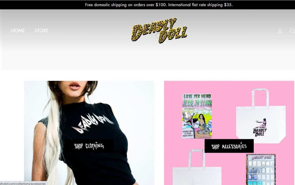 Jesse Jo Stark's official website