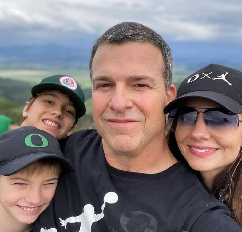 Jessica Cristobal with her husband and kids