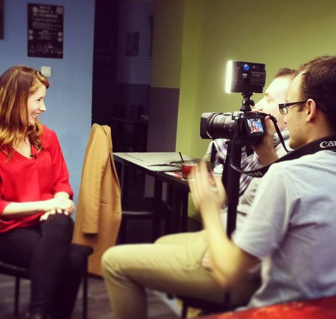 Judit Fekete appeared in an interview