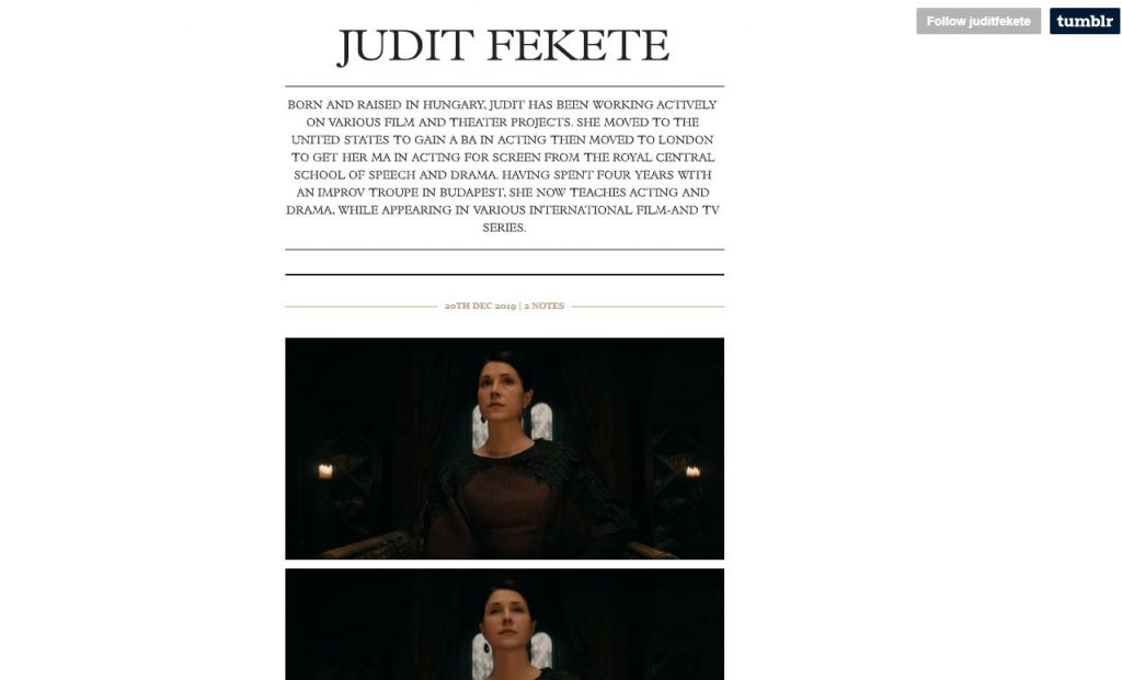 Judit Fekete's official website