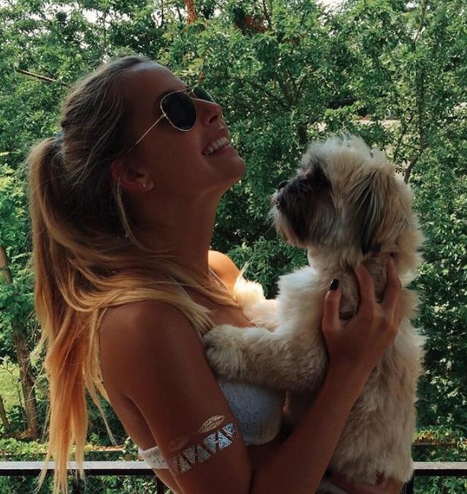 Kiki Passo a dog lover
