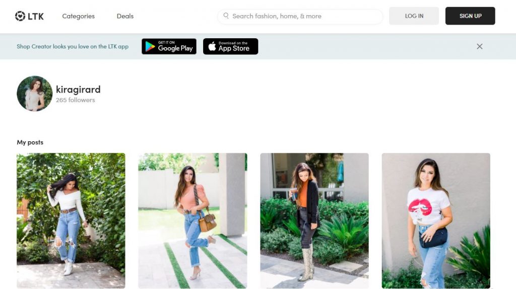 Kira Girard's official website