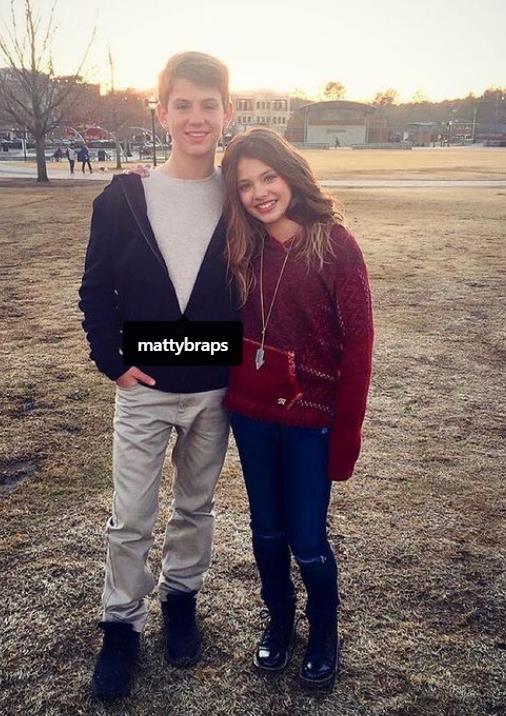 Laneya Grace with her friend MattyBRaps