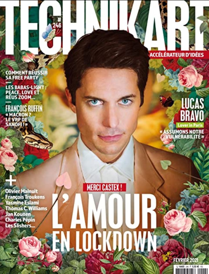 Lucas Bravo featured in the publication
