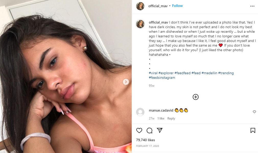Maria Alejandra V talks about her imperfections