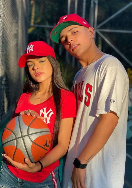 Maria Alejandra V with her boyfriend