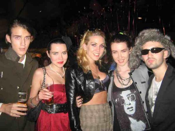 Marieangela King with her band members