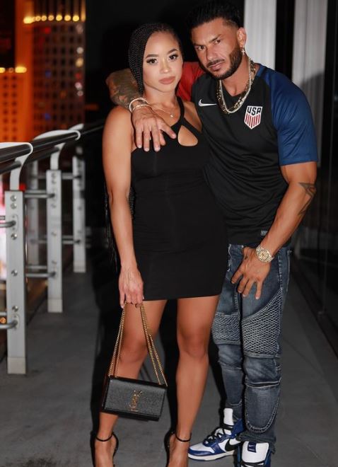 Nikki Hall and her boyfriend