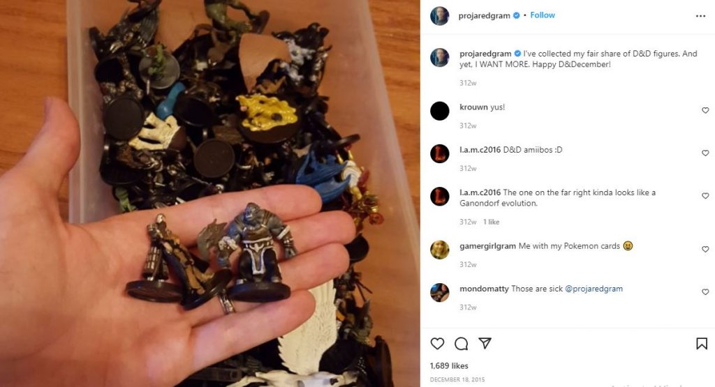 ProJared's D&D figures collection