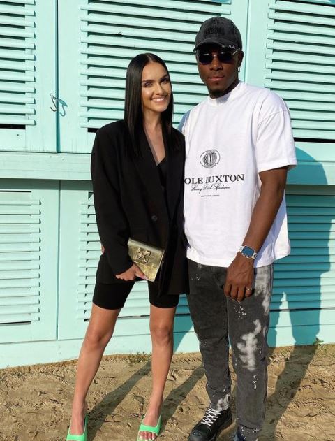 Siannise Fudge and her boyfriend