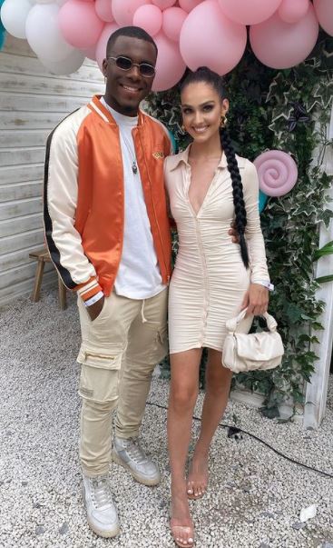Siannise Fudge with her boyfriend