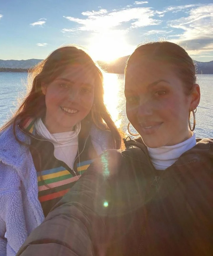 Tatiana Dieteman with her boyfriend