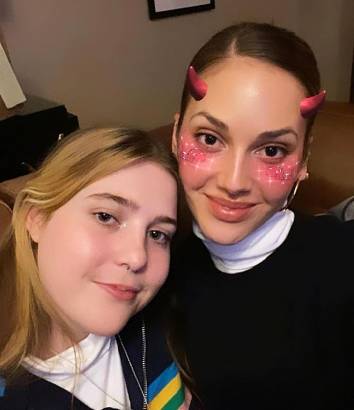 Tatiana Dieteman with her sister