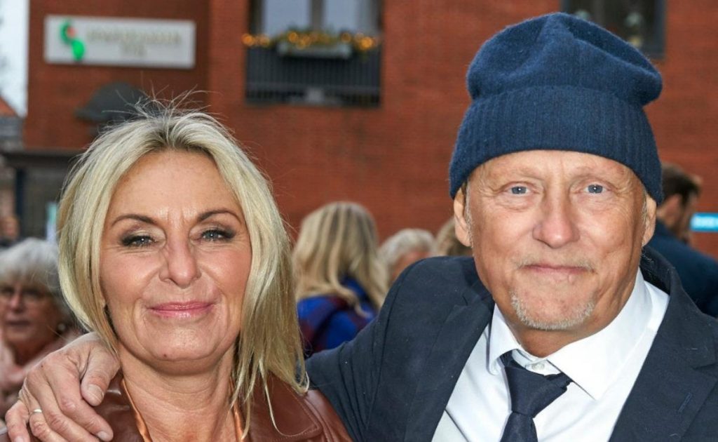 Tine Høgh with her husband