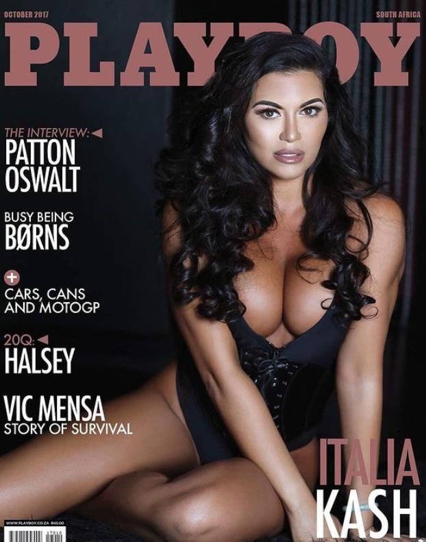 Toochi Kash is featured on the Playboy magazine