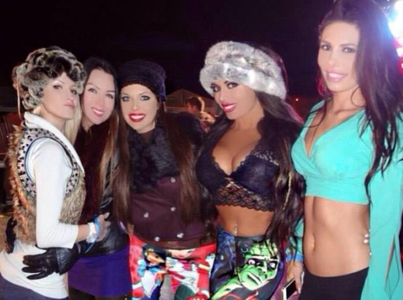 Toochi Kash with her friends