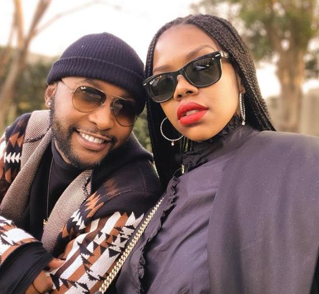 Vusi Nova with his friend Snob