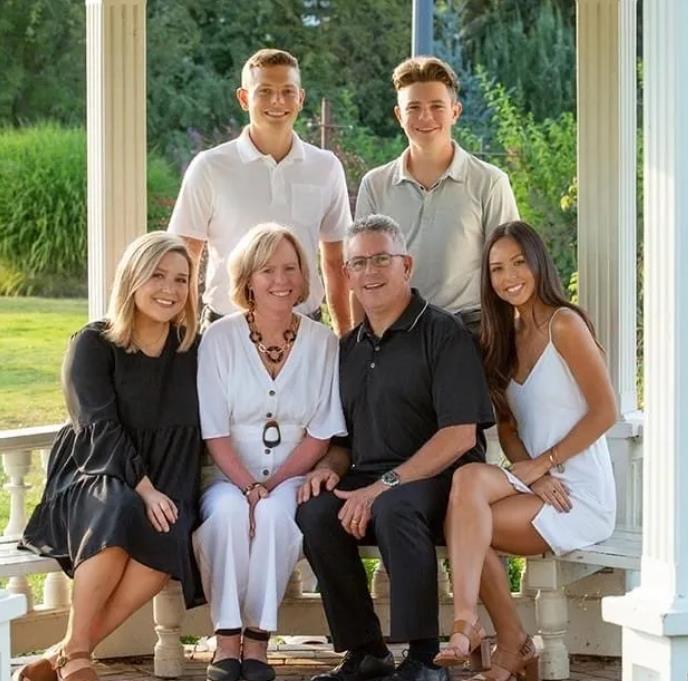 Abigail Heringer with her family