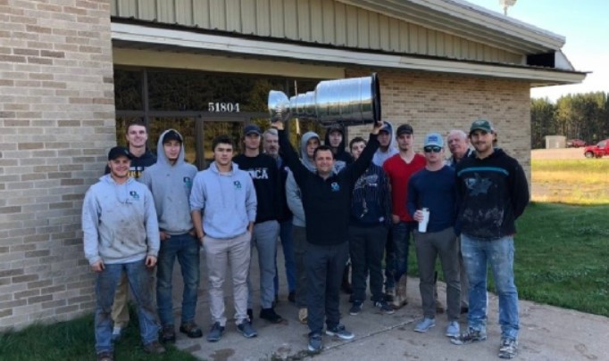 Brad Aldrich with his team members