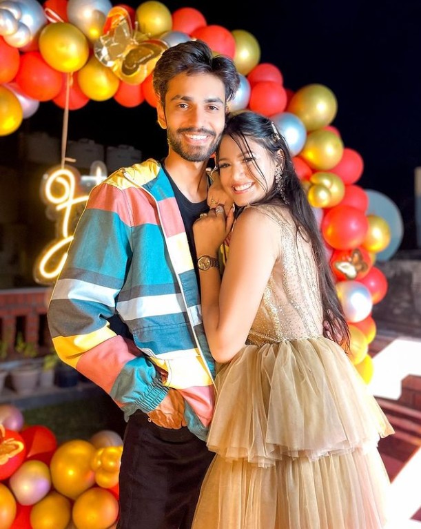 Saloni Mittal with her boyfriend