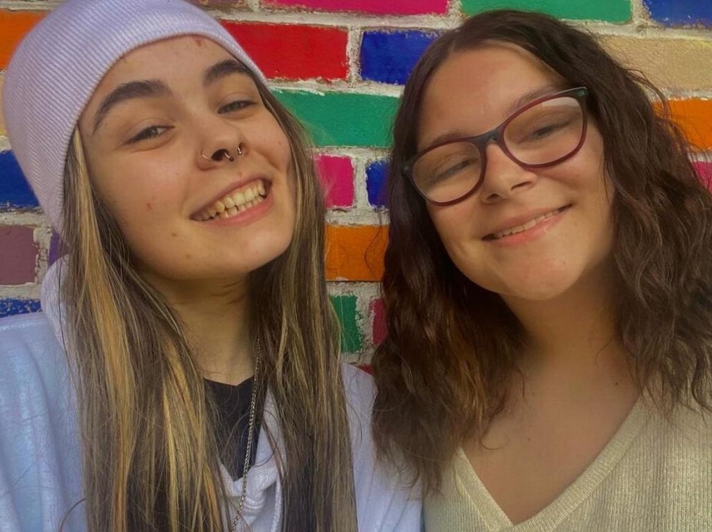 The Bluebell System with her friend Annabell Michie
