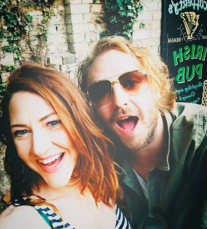 Tom Canton and his girlfriend