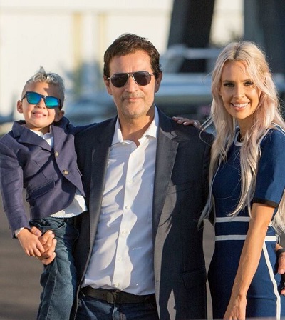 Bunny Barbie with her husband and son