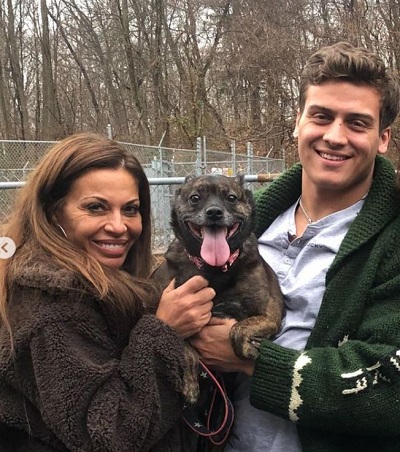 Frankie Catania with his mother Dolores Catania