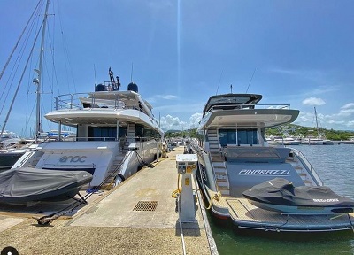 Raphy Pina runs his own boat company Pinarazzi