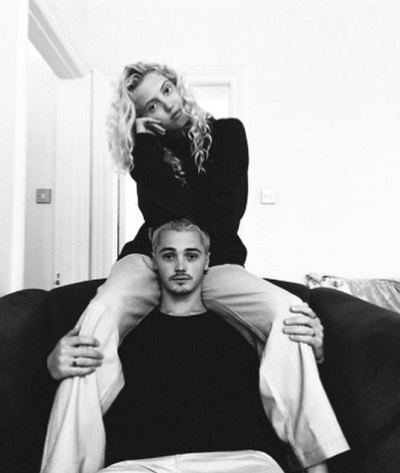 Amelia Clarkson with her boyfriend Henery Rowley
