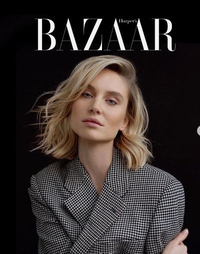 Kim Hnizdo featured in Harpers Bazaar