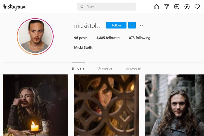 Micki Stoltt Instagram account