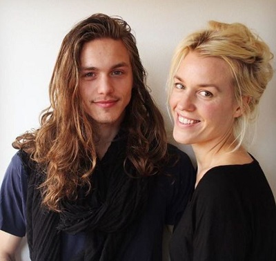 Micki Stoltt with his lover Emmelie Stjarnfeldt