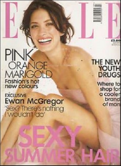 Rhea Durham featured on the cover page of ELLE