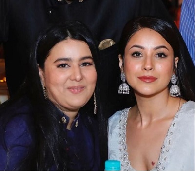 Arshia Siddique with Shehnaaz Gill