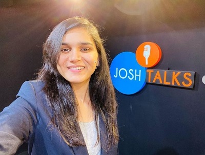 Himanshi Singh also became a part of Josh Talks
