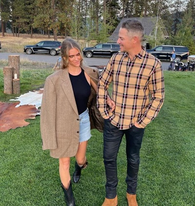 Jason Kennedy with his spouse Lauren Scruggs