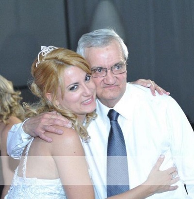 Jorgelina Cardoso with her father Papito Lindo
